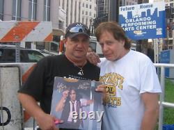 ALBUM VINYLE SIGNÉ D'EDDIE MONEY. DEUX BILLETS POUR LE PARADIS