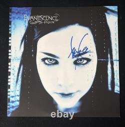 AMY LEE a signé un album vinyle dédicacé EVANESCENCE FALLEN BAS certificat d’authenticité Beckett