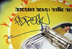 Ad-rock Signé Autographied Beastie Boys Hello Nasty Vinyl Album Exact Proof Coa