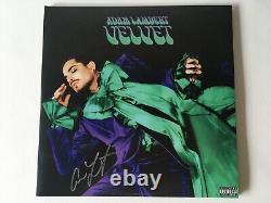 Adam Lambert Velours Signé Autographié Coloré Vinyle 2XLP (Condition M-)