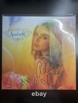 Addison Rae VINYLE LP AUTOGRAPHIE SIGNÉE EN MAIN