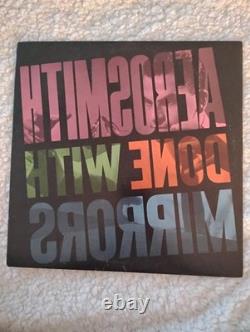Aerosmith Mirrors Full Band SIGNÉ Autographié Sur Housse De Vinyle + Disque