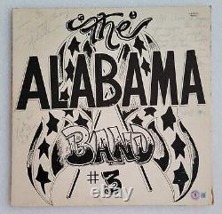 Alabama a signé le disque Vinyle de Beckett Loa Bas Coa Country Music Band Autographié