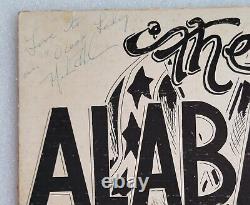 Alabama a signé le disque Vinyle de Beckett Loa Bas Coa Country Music Band Autographié