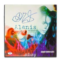 Alanis Morissette A Signé Jagged Little Pill Autographied Vinyl Album Lp Psa Coa