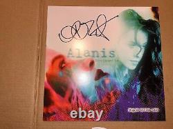 Alanis Morissette Signé Autographié Jagged Little Pill Clear Vinyl Record Lp