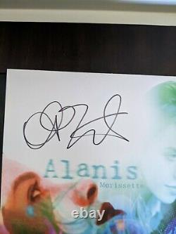 Alanis Morissette Signé/autographié Jagged Little Pill Effacer Vinyle Record Lp