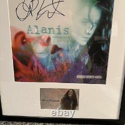 Alanis Morissette a signé un disque vinyle LP autographié de Jagged Little Pill