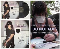 Album Bad Reputation signé par Joan Jett, preuve exacte COA, disque vinyle dédicacé