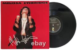Album auto-intitulé signé de Melissa Etheridge avec preuve de certificat d'authenticité, disque vinyle autographe