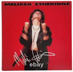 Album auto-intitulé signé de Melissa Etheridge avec preuve de certificat d'authenticité, disque vinyle autographe