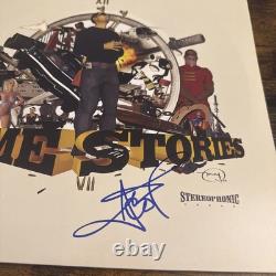 Album de récits criminels signé par Ice T avec certificat d'authenticité Beckett, disque vinyle autographié