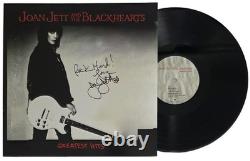 Album des plus grands succès signé par Joan Jett avec certificat d'authenticité Preuve exacte Disque vinyle dédicacé