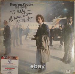 Album signé de Warren Zevon, le regretté, The Envoy 1982 auteur-compositeur-interprète jovial