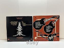 Album vinyle Eliminator de ZZ Top, dédicacé par Billy Gibbons, lot de 2 exemplaires.