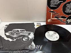 Album vinyle Eliminator de ZZ Top, dédicacé par Billy Gibbons, lot de 2 exemplaires.