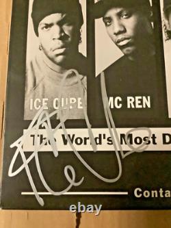 Album vinyle Nwa signé par Ice Cube avec certificat d'authenticité Jsa, meilleures hits, auto rare