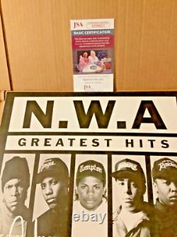 Album vinyle Nwa signé par Ice Cube avec certificat d'authenticité Jsa, meilleures hits, auto rare