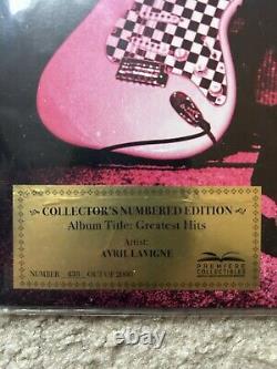 Album vinyle des plus grands succès d'Avril Lavigne signé avec certificat d'authenticité JSA