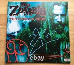 Album vinyle signé par Rob Zombie, The Sinister Urge ! Authentique