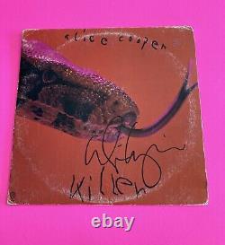 Alice Cooper A Signé Autographied Killer Vinyl Lp Exact Proof