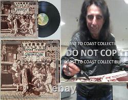 Alice Cooper a signé l'album Greatest Hits COA disque vinyle autographié preuve exacte