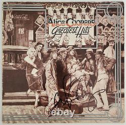 Alice Cooper a signé l'album Greatest Hits COA disque vinyle autographié preuve exacte