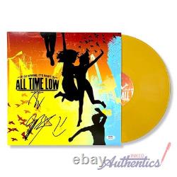 All Time Low Vinyle LP Autographié Signé So Wrong, It's Right PSA/DNA Authentique