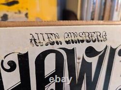Allen Ginsberg Signé Hurlement Et Autres Poèmes Lp Réédition 1976 Fantasy Records #beat