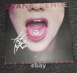 Amy Lee Evanescence The Bitter Truth Music Star Signé Autographied Vinyl Album