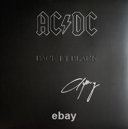 Angus Young Signature Autograph AC/DC Back In Black Vinyle