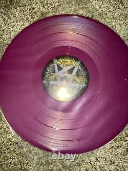 Anthrax Pour Tous Les Rois Signé Purple Vinyl Lp Édition Limitée Rare Autographe
