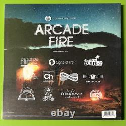 Arcade Fire ? - Everything Now LP Signé Vinyle Bleu Autographié Indie Rock Rare x