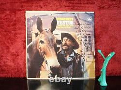 Autographe Ken Curtis 1968 Gunsmoke Festus 12 Vinyle Record