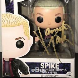 Autographed De Spike # 124 Funko Pop Buffy Vampire Slayer Signe James Marsters