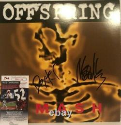 Autographié Offspring Dexter Holland Et Noodles Signé Smash Vinyl Lp Jsa Cert