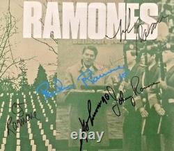 Autographié / Signé Ramones Bonzo Goes To Bitburg Vinyl Single Uk Importation