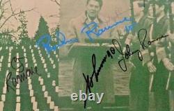 Autographié / Signé Ramones Bonzo Goes To Bitburg Vinyl Single Uk Importation