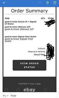 Autographié bon à savoir (vinyle LP de luxe) signé par Jojo