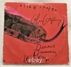 Autographié/signé Alice Cooper Killer Vinyl