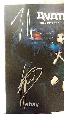 Avatar Signé Pensées Autographiées De Non Demain Album Lp Vinyl Rare Proof Par 2