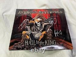 Avenged Septfold Je Vous Salue Au Roi Vinyl Double Lp 2013 Autographe Signé