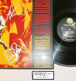 Axl Rose Dizzy Signé Guns N Roses Use Your Illusion Vinyle Psa Jsa Autograph