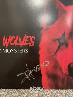 Bad Wolves Vinyle Couleur LP Autographié Bad Monsters Daniel DL Laskiewicz