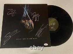 Bande De Trivium Autographiée Dead Men Say Vinyl Album Avec Jsa Coa # Ac26753