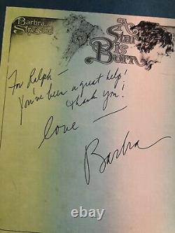 Barbra Streisand SIGNÉ Autographié ENSEMBLE DE BOÎTE PROMO NON PUBLIÉ 4 Vinyles WAOUH