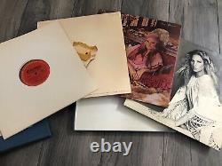 Barbra Streisand SIGNÉ Autographié ENSEMBLE DE BOÎTE PROMO NON PUBLIÉ 4 Vinyles WAOUH