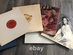 Barbra Streisand SIGNÉ Autographié ENSEMBLE DE BOÎTE PROMO NON PUBLIÉ 4 Vinyles WAOUH