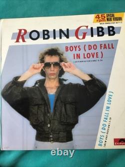 Bee Gees Robin Gibb VINYLE ALBUM SIGNÉ + COA
