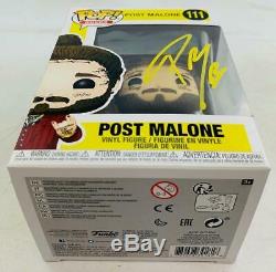 Beerbongs & Bentleys Après Malone Funko Pop Autographié Par Post Malone